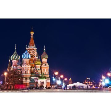 Lais Puzzle - Moskau St. Basilius Kathedrale Nachtaufnahme - 2.000 Teile