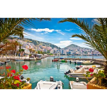 Lais Puzzle - Hafen der Stadt Saranda am Ionischen Meer, Albanien - 2.000 Teile