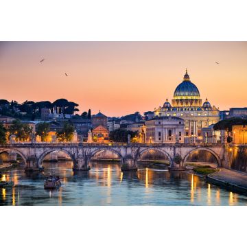 Lais Puzzle - Nachtansicht der Basilika St. Peter in Rom, Italien - 2.000 Teile