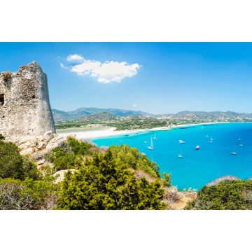 Lais Puzzle - Panoramablick auf die Bucht von Porto Giunco. Insel Sardinien. Italien. - 2.000 Teile