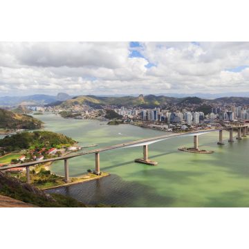 Lais Puzzle - Dritte Brücke (Terceira Ponte), Panoramablick auf Vitoria, Brasilien - 2.000 Teile