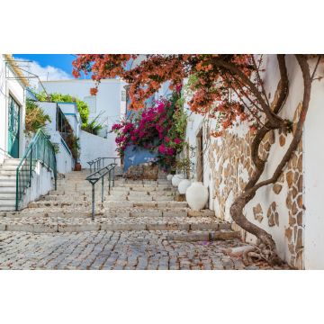 Lais Puzzle - Bunte Dorfstraße, Estoi, Portugal, Faro - 2.000 Teile