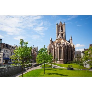 Lais Puzzle - Blick auf die St.-Nikolaus-Kirche in Gent, Belgien - 2.000 Teile