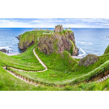 Lais Puzzle - Panorama von Dunnottar Castle, Aberdeenshire, Schottland - 2.000 Teile