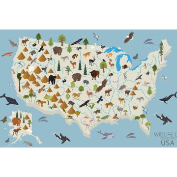 Lais Puzzle - Tierleben der USA - 2.000 Teile
