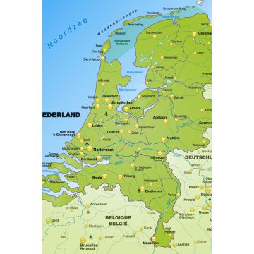 Lais Puzzle - Karte Niederlande - 2.000 Teile