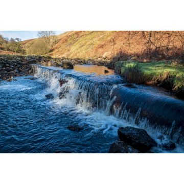 Lais Puzzle - Fluss und Wehr, Fluss Garnock, Kilbirnie, North Ayrshire, Schottland, UK Landschaft - 2.000 Teile