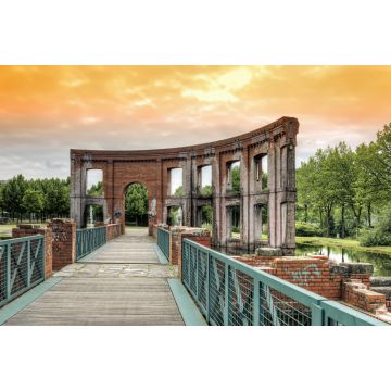 Lais Puzzle - Blick auf ein Industrierelikt im Bürgerpark, Saarbrücken, Deutschland. - 2.000 Teile