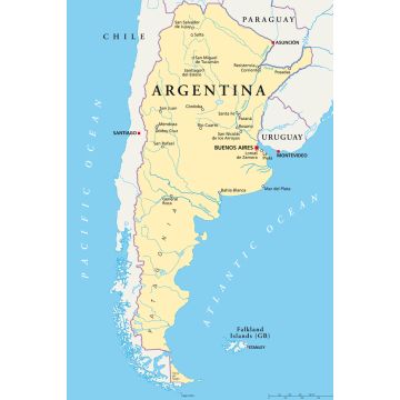 Lais Puzzle - Argentinien Karte - 2.000 Teile
