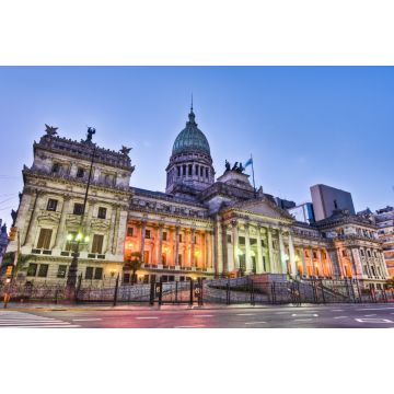 Lais Puzzle - Fassade des argentinischen Nationalkongresses bei Sonnenuntergang - 2.000 Teile