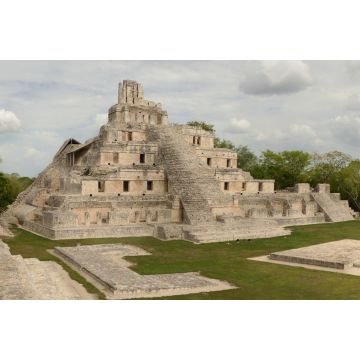 Lais Puzzle - Panoramablick auf die Maya-Pyramiden Edzna. Yucatan, Campeche, Mexiko - 2.000 Teile