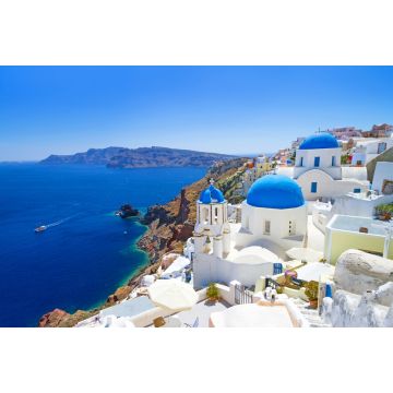 Lais Puzzle - Weiße Architektur des Dorfes Oia auf der Insel Santorin, Griechenland - 2.000 Teile