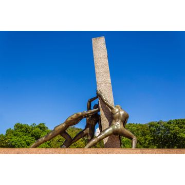 Lais Puzzle - Civic Square in Goiânia - Touristenattraktion des Zentralsektors von Goiânia, im Bundesstaat Goiás, Brasilien. - 2.000 Teile