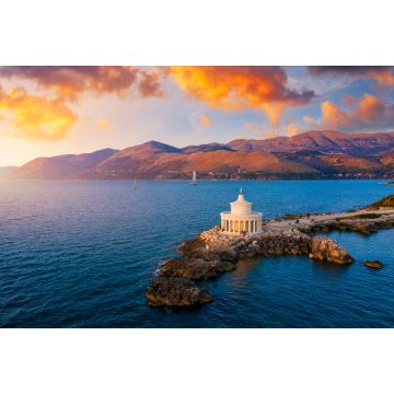 Lais Puzzle - Luftaufnahme des Leuchtturms von Saint Theodore in Lassi, Argostoli, Kefalonia Insel in Griechenland. Leuchtturm des Heiligen Theodore auf der Insel Kefalonia, Stadt Argostoli, Griechenland - 2.000 Teile