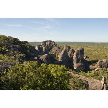 Lais Puzzle - Felsformationen aus Sandstein in der Baixão do Canoas des Nationalparks Serra Vermelha - Serra da Capivara, Brasilien - 2.000 Teile