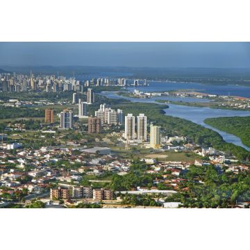 Lais Puzzle - Luftaufnahme des Flusses Sergipe bei Aracajú, der Hauptstadt des Bundesstaates Sergipe, Brasilien - 2.000 Teile