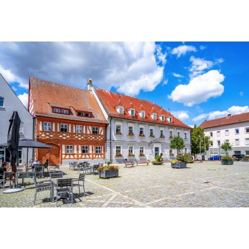 Lais Puzzle - Marktplatz, Hoechstadt, Bayern, Deutschland - 2.000 Teile