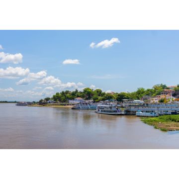 Lais Puzzle - Boote im Hafen von Corumbá, Mato grosso do sul, Brasilien - 2.000 Teile