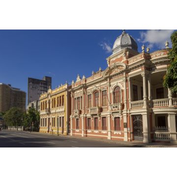 Lais Puzzle - Fassaden der Gebäude Palacete Dantas und Solar Narbona in Belo Horizonte, Bundesstaat Minas Gerais, Brasilien - 2.000 Teile