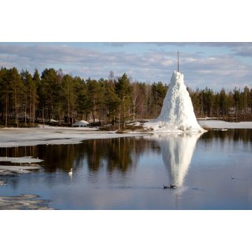 Lais Puzzle - zugefrorener See im Winter in Lycksele, Schweden - 2.000 Teile