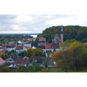 Lais Puzzle - Blick vom Geisberg über Oderberg in Brandenburg - 2.000 Teile