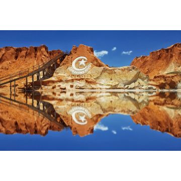 Lais Puzzle - Low Angle View Of Rock Formation gegen blauen Himmel, Brasilien - 2.000 Teile