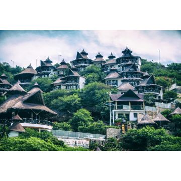 Lais Puzzle - Panoramablick auf die Häuser von Taganga, Santa Marta, Magdalena, Kolumbien - 2.000 Teile