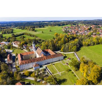 Lais Puzzle - Luftaufnahme des Klosters Dietramszell, Dietramszell, Tölzer Land, Oberbayern, Bayern, Deutschland - 2.000 Teile