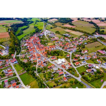 Lais Puzzle - Schönau an der Brend in Bayern | Luftbilder vom Dorf Schönau an der Brend - 2.000 Teile