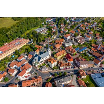 Lais Puzzle - Poppenhausen aus der Luft | Luftbilder vom Dorf Poppenhausen in Hessen - 2.000 Teile