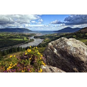 Lais Puzzle - Carlingford lough vom Aussichtspunkt Flagstaff. Grafschaften Armagh, Down und Louth, Irland - 2.000 Teile