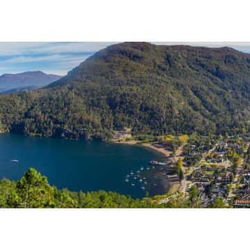 Lais Puzzle - Panoramablick auf die Stadt San Martín de los Andes und den See Lácar - Patagonien - Neuquén - Argentinien - 2.000 Teile