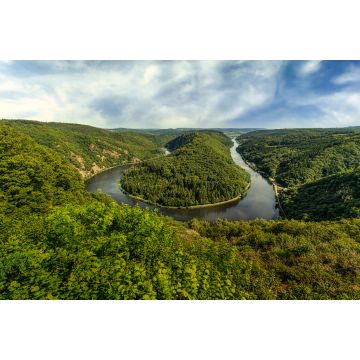 Lais Puzzle - Blick auf die Saarschleife in Mettlach, Saarland, Deutschland. - 2.000 Teile