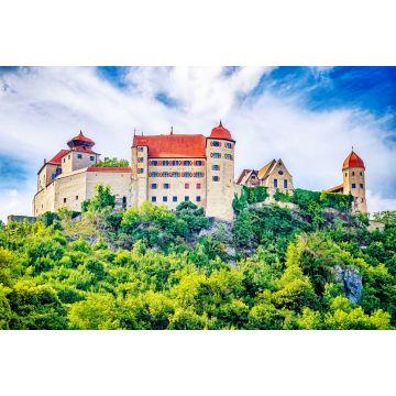 Lais Puzzle - Burg Harburg im Nördlinger Ries über der Wörnitz, Schwaben, Bayern, Deutschland - 2.000 Teile