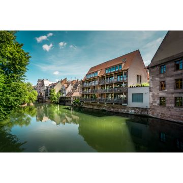 Lais Puzzle - Nürnberg, Blick vom Henkersteg zur Karlsbrücke, Pegnitz - 2.000 Teile