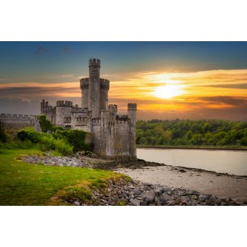Lais Puzzle - Blackrock Castle und Sternwarte in Cork bei Sonnenuntergang, Irland - 2.000 Teile