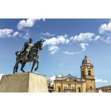 Lais Puzzle - Die Hauptstadt von Boyacá, Eskulptur von Simón Bolivar, dem Befreier, Kolumbien - 2.000 Teile