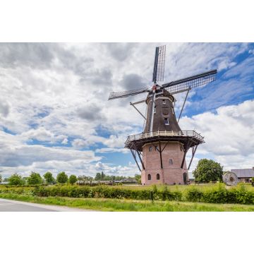 Lais Puzzle - Niederländische Windmühle Puurveense Molen im kleinen Dorf Kootijkerbroek, an der Veluwe, in der Gemeinde Barneveld, Gelderland, Niederlande - 2.000 Teile