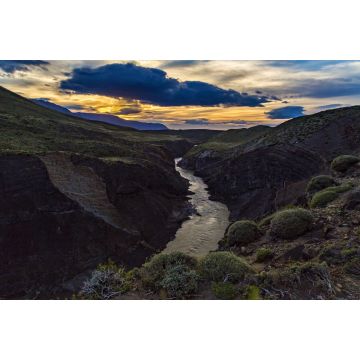 Lais Puzzle - Blick auf den Canyon Rio de las Vueltas. El Chalten, Santa Cruz, Argentinien. - 2.000 Teile