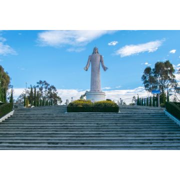 Lais Puzzle - Cristo Rey Statue in Pachuca de Soto - Mexiko. Schöne Christus-Statue auf dem Gipfel des Berges - 2.000 Teile