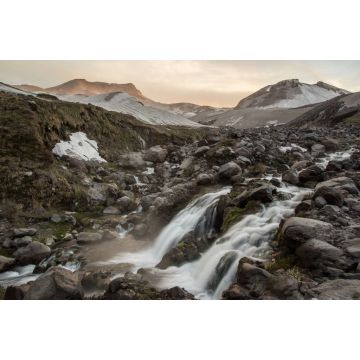 Lais Puzzle - Wasserfall und Steine nahe Nevados de Chillan in Chile, Südamerika - 2.000 Teile