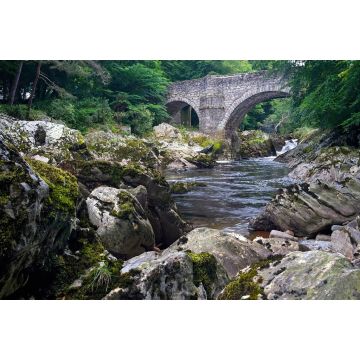 Lais Puzzle - Brücke von Feugh über die Falls of Feugh bei Banchory in Aberdeenshire Schottland - 2.000 Teile