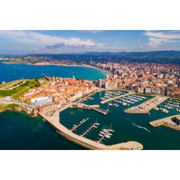 Lais Puzzle - Küste von Gijon mit Sandstrand - 2.000 Teile