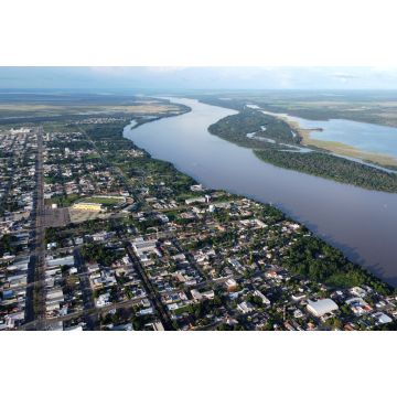 Lais Puzzle - Das Stadtzentrum von Boa Vista mit dem Fluss Branco, Brasilien - 2.000 Teile