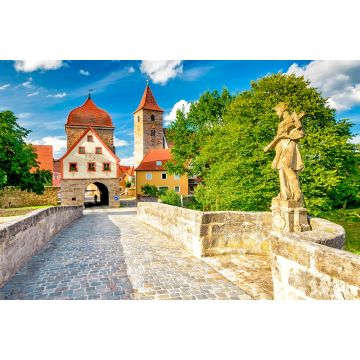 Lais Puzzle - Alte Brücke über die Altmühl von Ornbau in Mittelfranken, Bayern, Deutschlan - 2.000 Teile