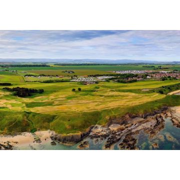 Lais Puzzle - Luftbildpanorama eines Golfplatzes in North Berwick, East Lothian, Schottland - 2.000 Teile