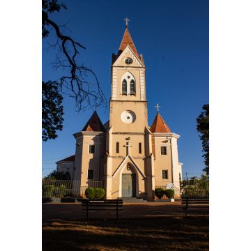 Lais Puzzle - Turm einer alten katholischen Kirche in einer Stadt im Landesinneren von Brasilien - São José do Rio Preto - São Paulo - Brasilien - 2.000 Teile