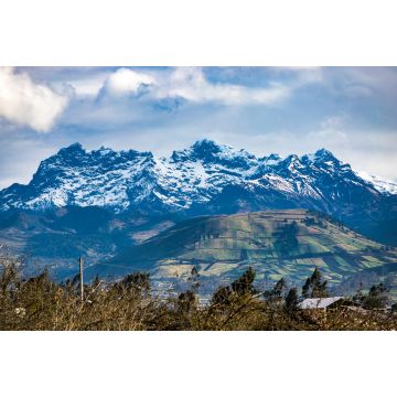 Lais Puzzle - Warten auf den Sonnenuntergang mit dem Carihuairazo, den Sie im Sektor Santa Rosa gesehen haben, Ambato, Ecuador. - 2.000 Teile
