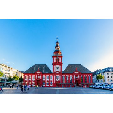 Lais Puzzle - Ansicht des Marktplatzes und des Alten Rathauses, Mannheim, Deutschland - 2.000 Teile