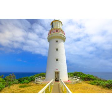 Lais Puzzle - Cape Otway Lighthouse an der Klippenkante entlang der Schiffswrack-Küste, ist eine Attraktion an der Great Ocean Road in Victoria, Australien - 2.000 Teile
